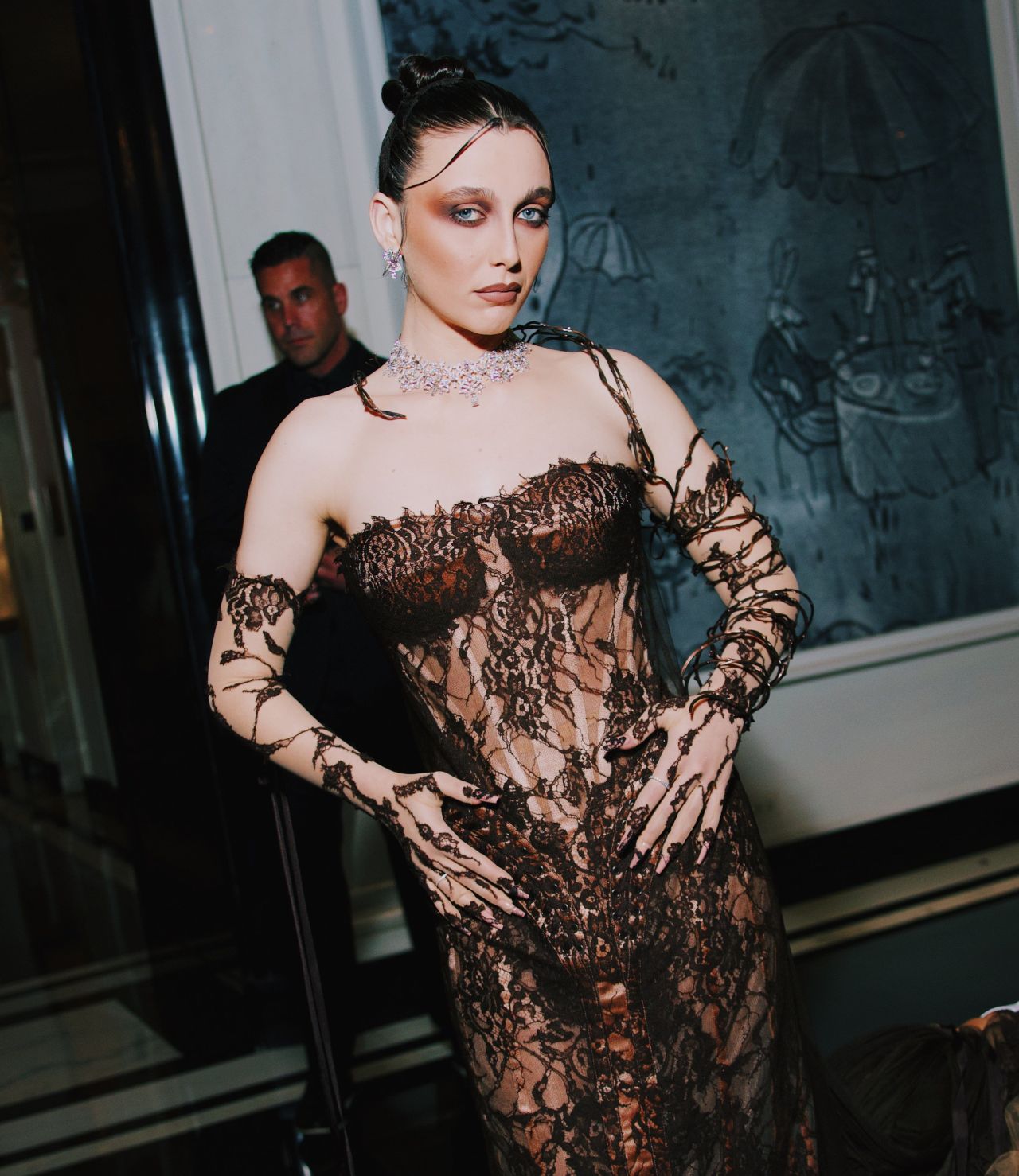 Emma Chamberlain Inside the Carlyle Hotel Before the 2024 Met Gala in New York2